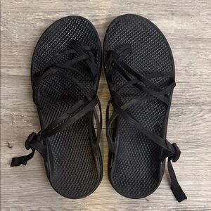 Chaco Women's Black Strappy Sandals